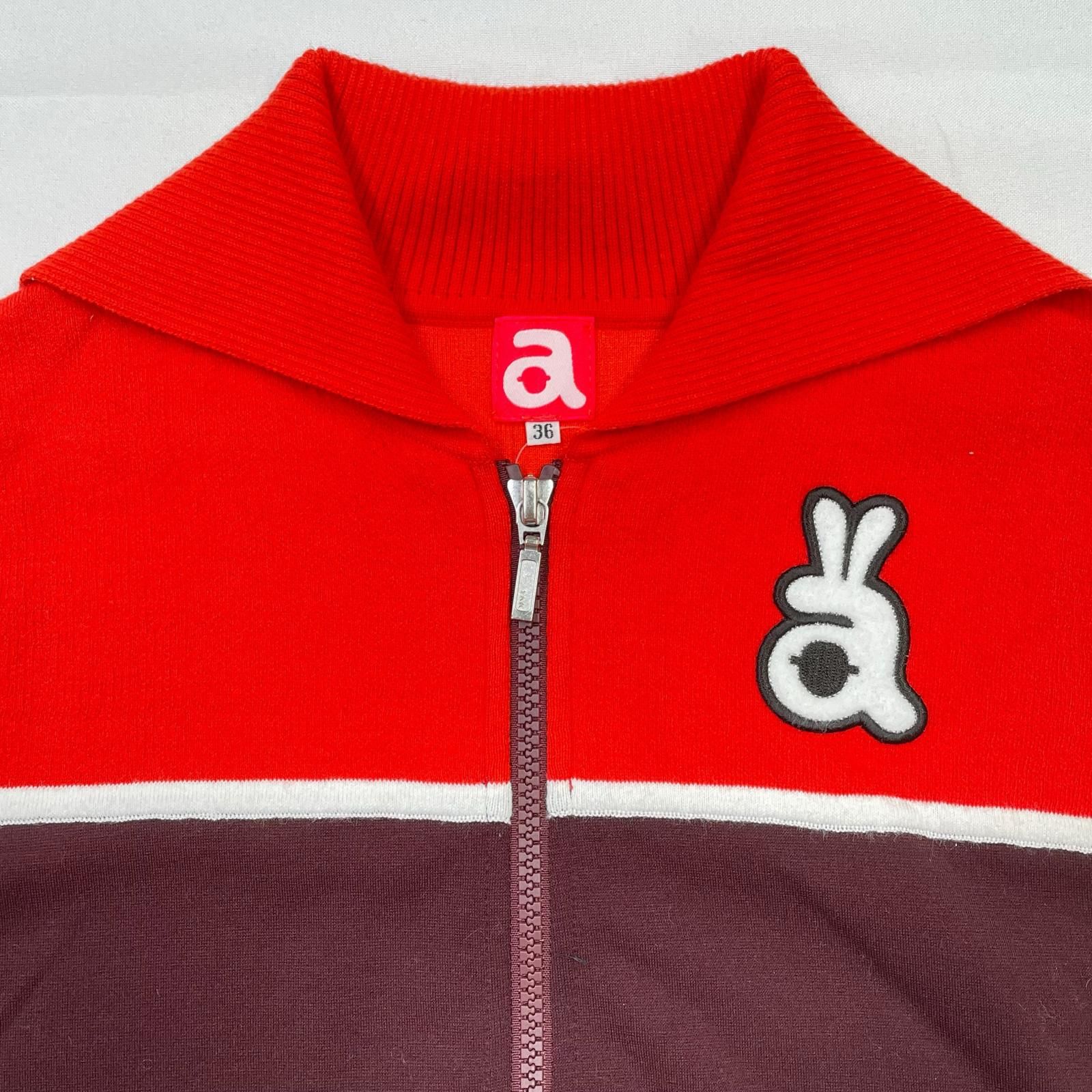 中古 レディース アルチビオ archivio ベスト 36(S) 赤系×ボルドー 襟