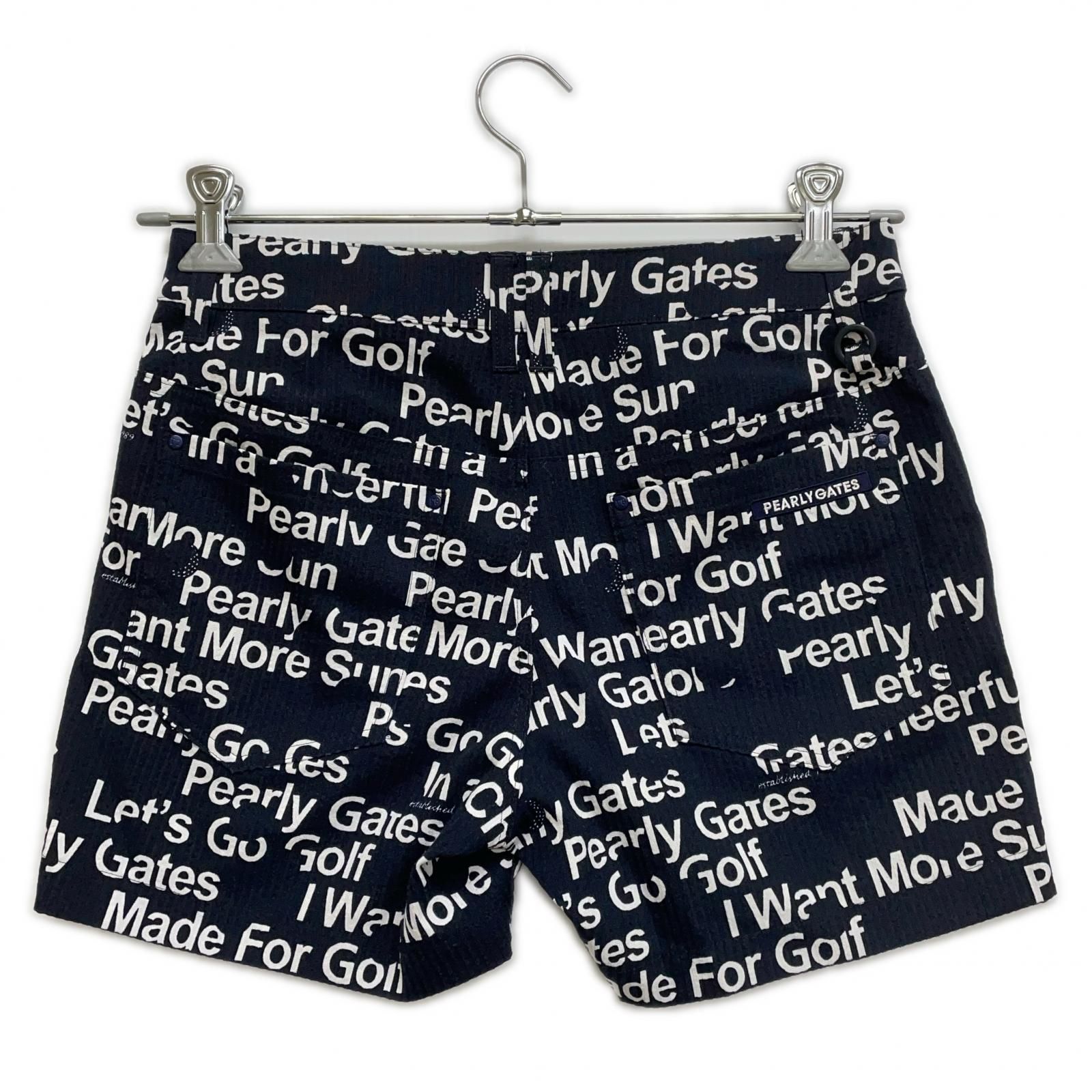 【新品】パーリーゲイツ ロゴ総柄ショートパンツ（0） 中古 レディース パーリーゲイツ PEARLY GATES ショートパンツ 0(S