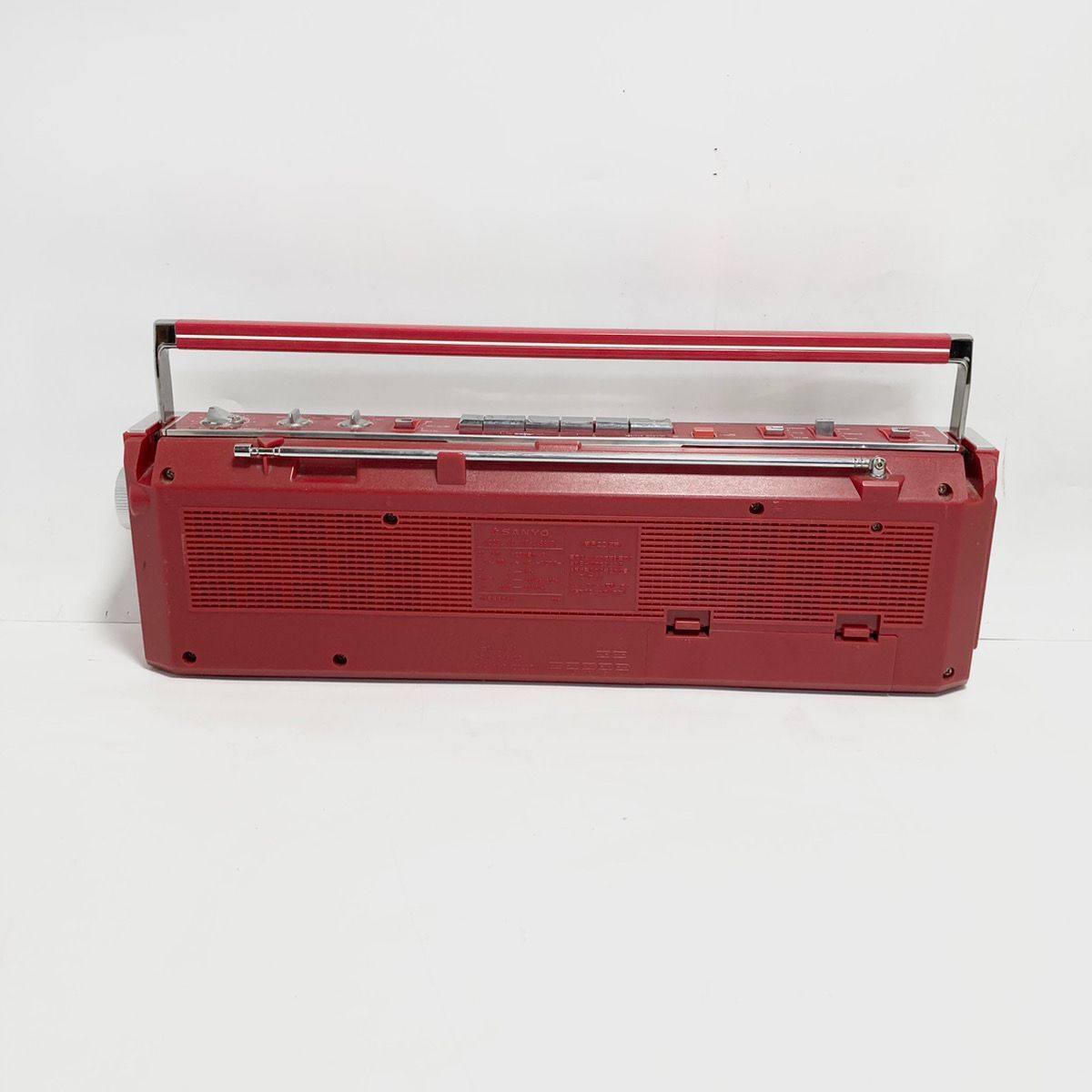 SANYO サンヨー MR-U4SS(R) レッド 昭和レトロ ラジカセ おしゃれな