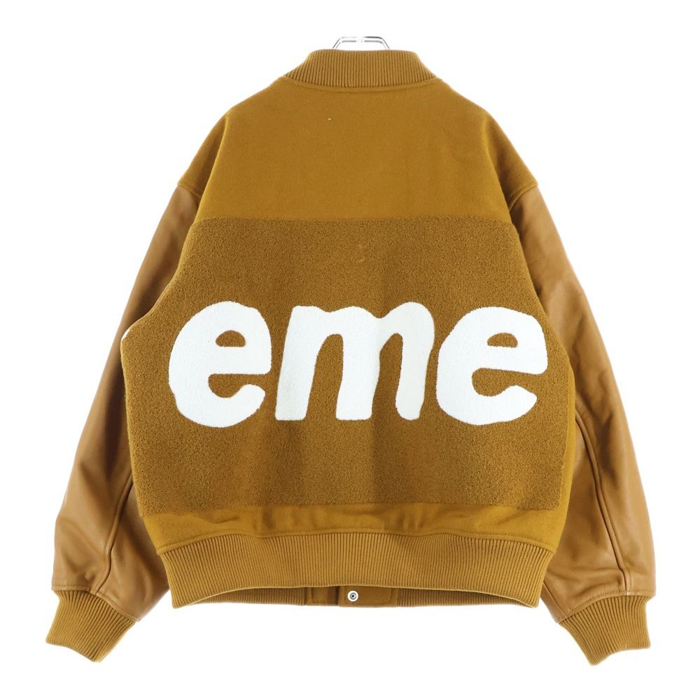 SUPREME (シュプリーム) 24SS Big Logo Chenille Varsity Jacket