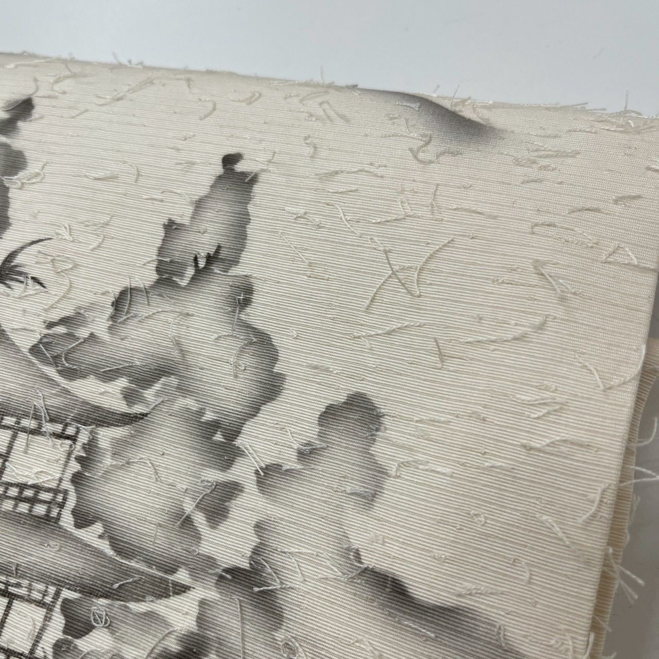 名古屋帯 正絹 作家物 髭紬 水墨画 九寸 MA-3493 - メルカリ