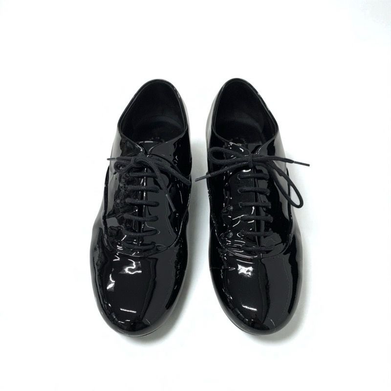 シャネル CHANEL フラットシューズ 靴 シューズ パテント ブラック