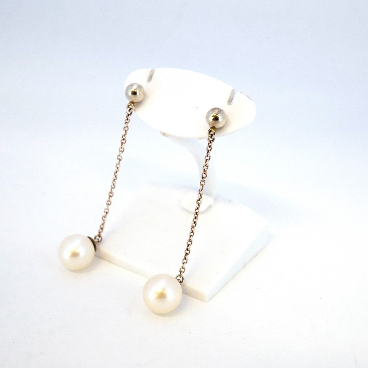 6jab0340】ティファニー ピアス ジーグフェルド シルバー925 パール