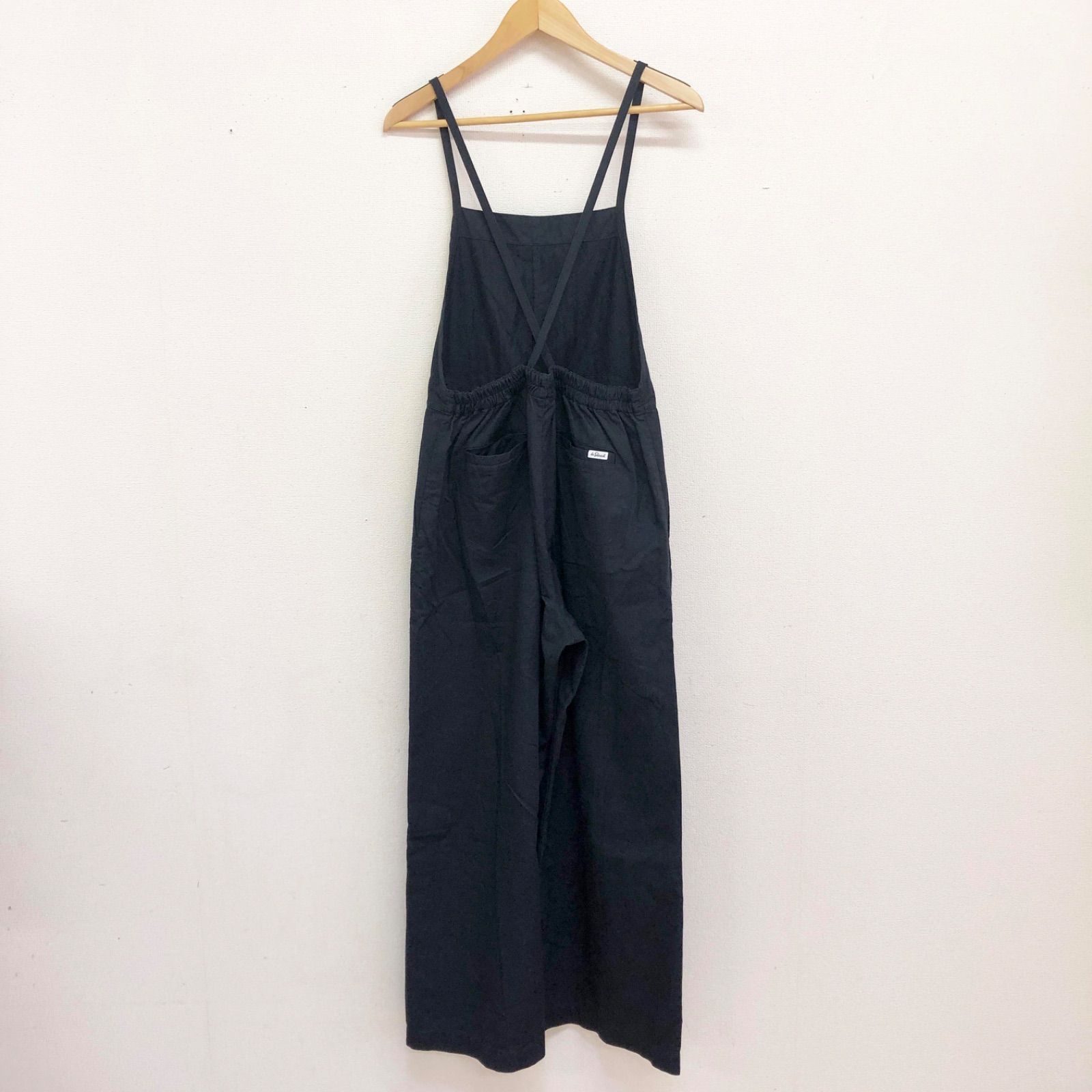 LE GLAZIK ライトピケ サロペットパンツ バックゴム コットン100