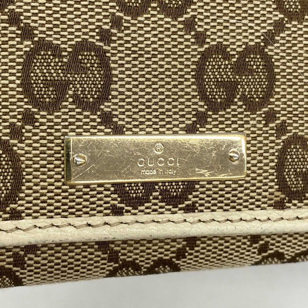 6ad4625-k】グッチ 長財布 GGキャンバス 244946 キャンバス ブラウン