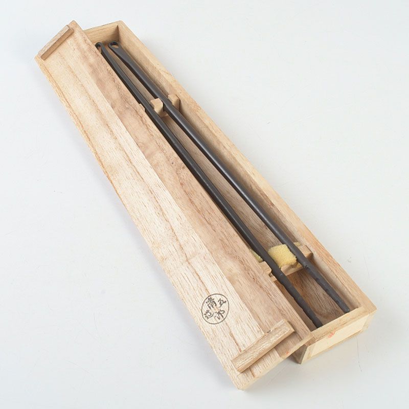 茶道具 木村清五郎造 古銅 美津火箸 風炉用火箸 共箱 N S636 - メルカリ