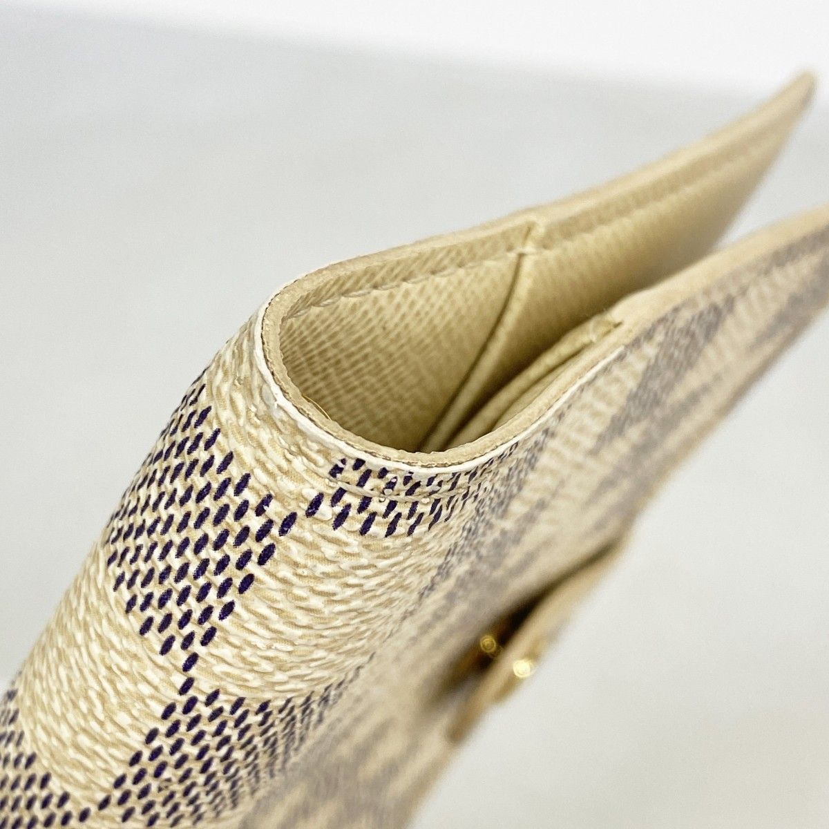 6ad4741-k】ルイヴィトン 手帳カバー ダミエ・アズール アジェンダPM