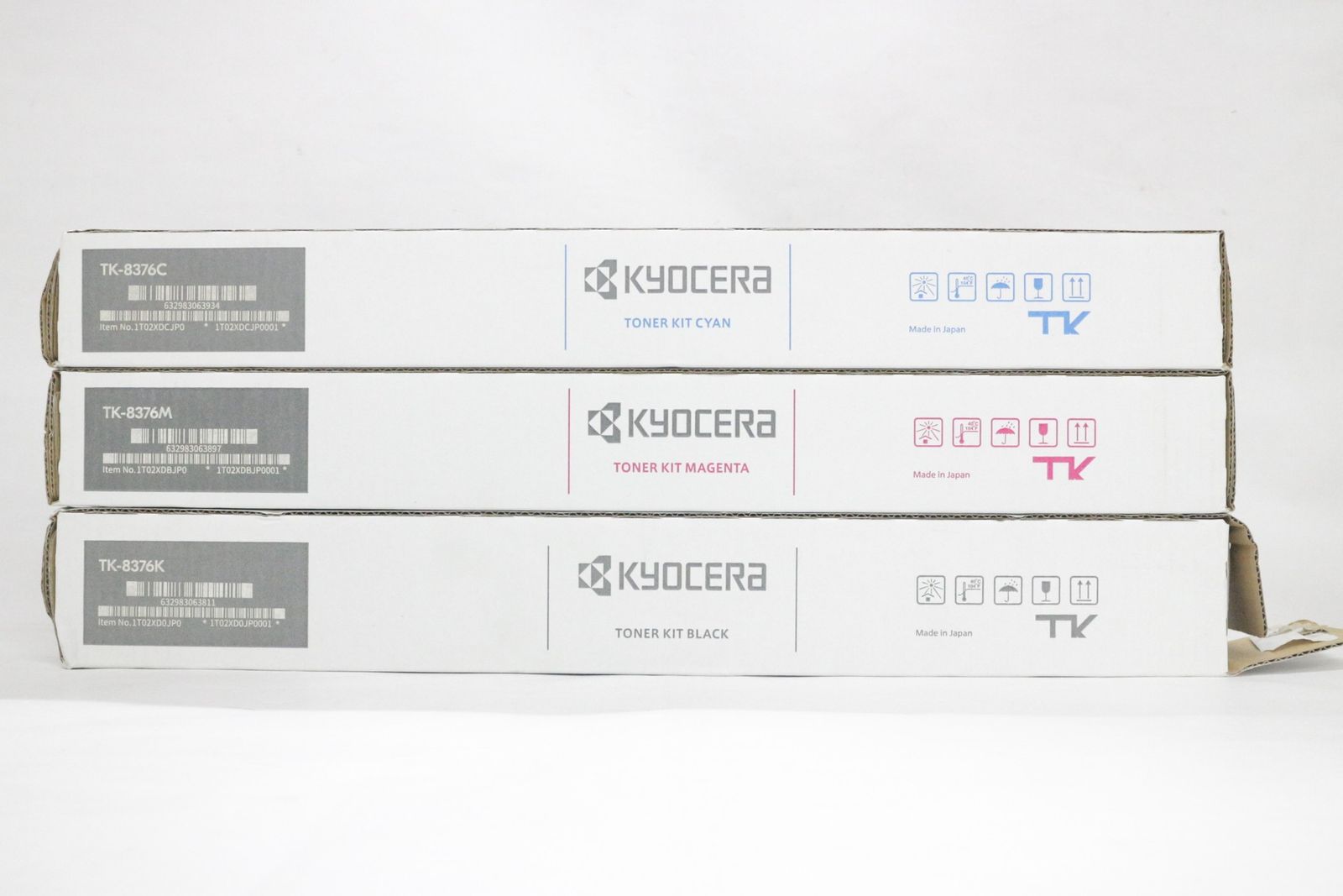 未使用 京セラ 純正 トナー TK-8376 3色5本（シアン・マゼンタ