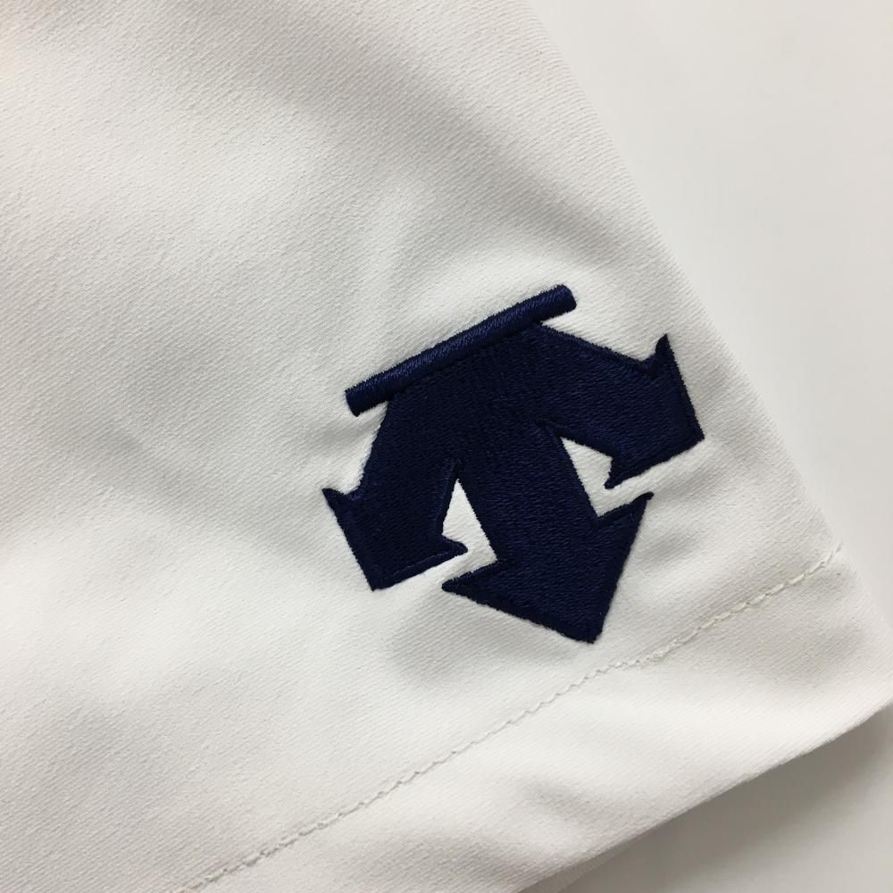 DESCENTE - 【超美品】デサントゴルフ スカート レッド×白 裾ロゴ 内側インナーパンツ 中田英寿 レディース 64/M ゴルフウェア DESCENTE 超美品】デサントゴルフ スカート 白×レッド 裾ロゴ 内側インナー
