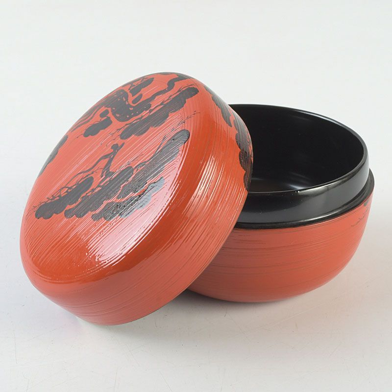 茶道具　林宗良作　淡々斎好写　朝陽棗　共箱　V　5943 茶道具 林宗良作 淡々斎好写 朝陽棗 共箱 V 5943 茶道具 林宗良作