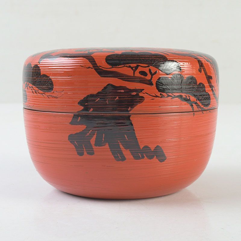 茶道具 林宗良作 淡々斎好写 朝陽棗 共箱 V S638 - メルカリ