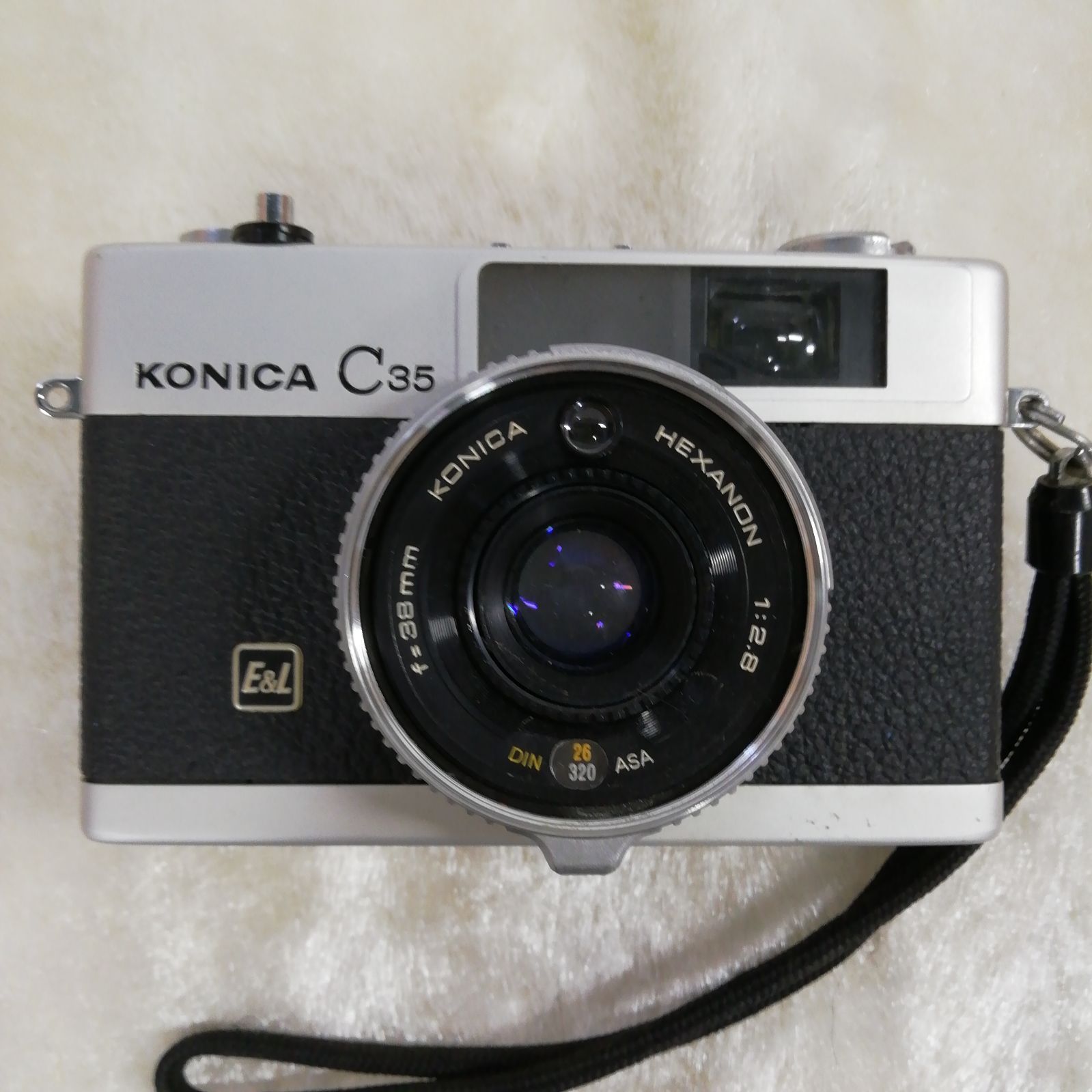 ジャンク！】コニカ KONICA コンパクトフィルムカメラ 71年発売 動作