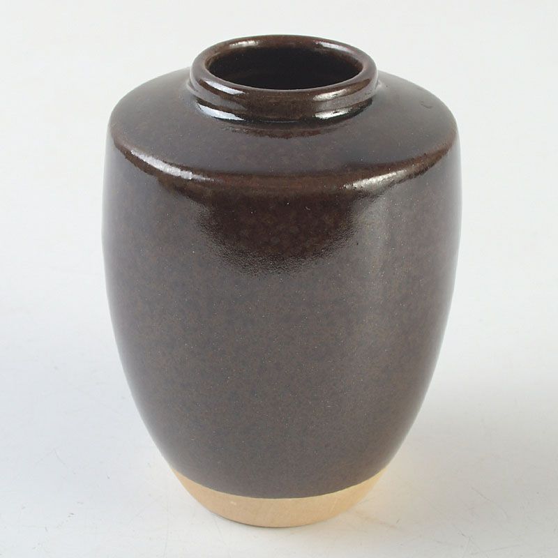 茶道具 京焼 清水焼 桶谷定一作 肩衝茶入 仕覆付 共箱 V S639 - メルカリ