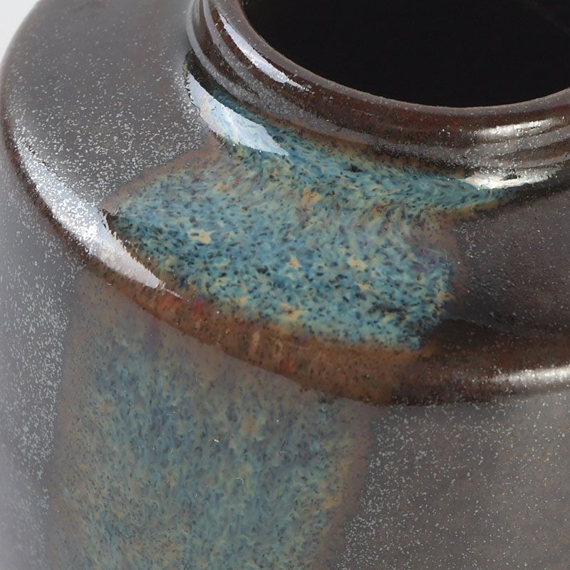 茶道具 京焼 清水焼 桶谷定一作 肩衝茶入 仕覆付 共箱 V S639 - メルカリ