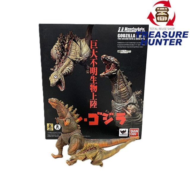BANDAI ゴジラ（2016）第2形態＆第3形態セット S.H.MonsterArts シン