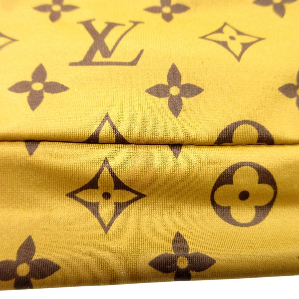 美品 ルイ ヴィトン モノグラムリバース M76891 ブラウン ヘアバンド