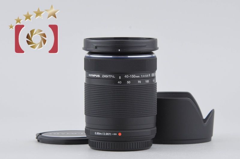 【】OLYMPUS オリンパス M.ZUIKO DIGITAL ED 40-150mm f/4-5.6 R ブラック