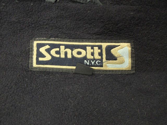 ショット SCHOTT 90s ナイロンジャケット ロゴ刺繍 ジップアップ