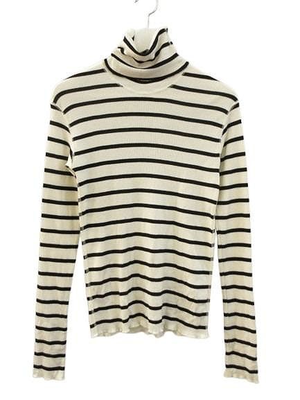 新品⭐︎Deuxieme Classe rib タートル　タートルニット　ボーダー 美品Deuxieme Classe *rib タートルニット ボーダー Deuxieme Classe