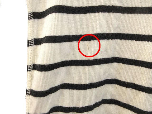 ドゥーズィエムクラス DEUXIEME CLASSE rib タートル ボーダー ニット