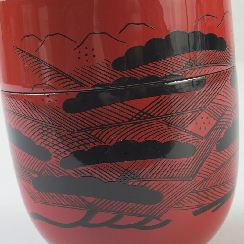 茶道具 中村湖彩作 玄々斎好写 曙棗 共箱 V S640 - メルカリ