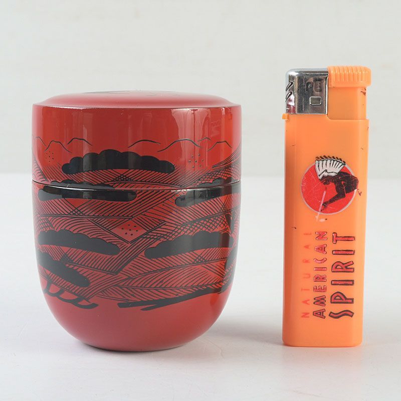 茶道具 中村湖彩作 玄々斎好写 曙棗 共箱 V S640 - メルカリ