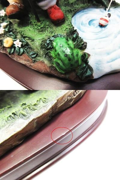 Ricardo Shermani リカルドシェルマニ 陶器人形 男の子 こども 釣り