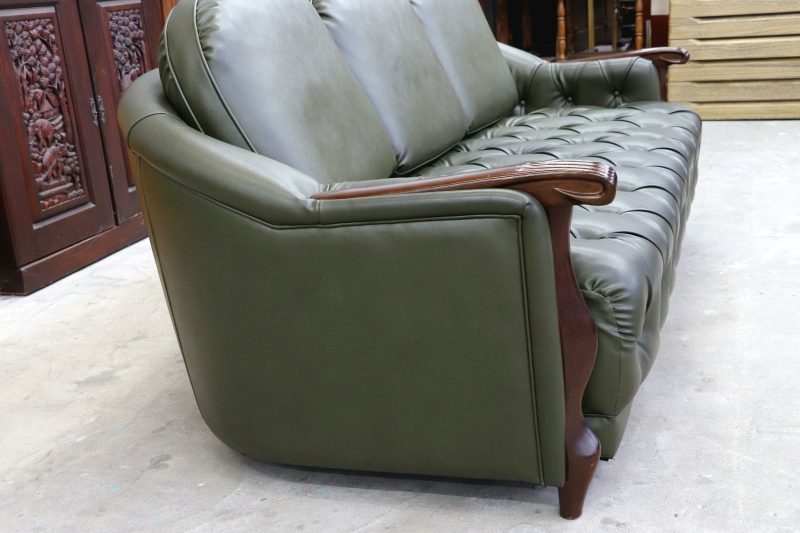 GMIK818○maruni / マルニ ベルサイユ 3人掛けソファ 3Pソファ 合皮