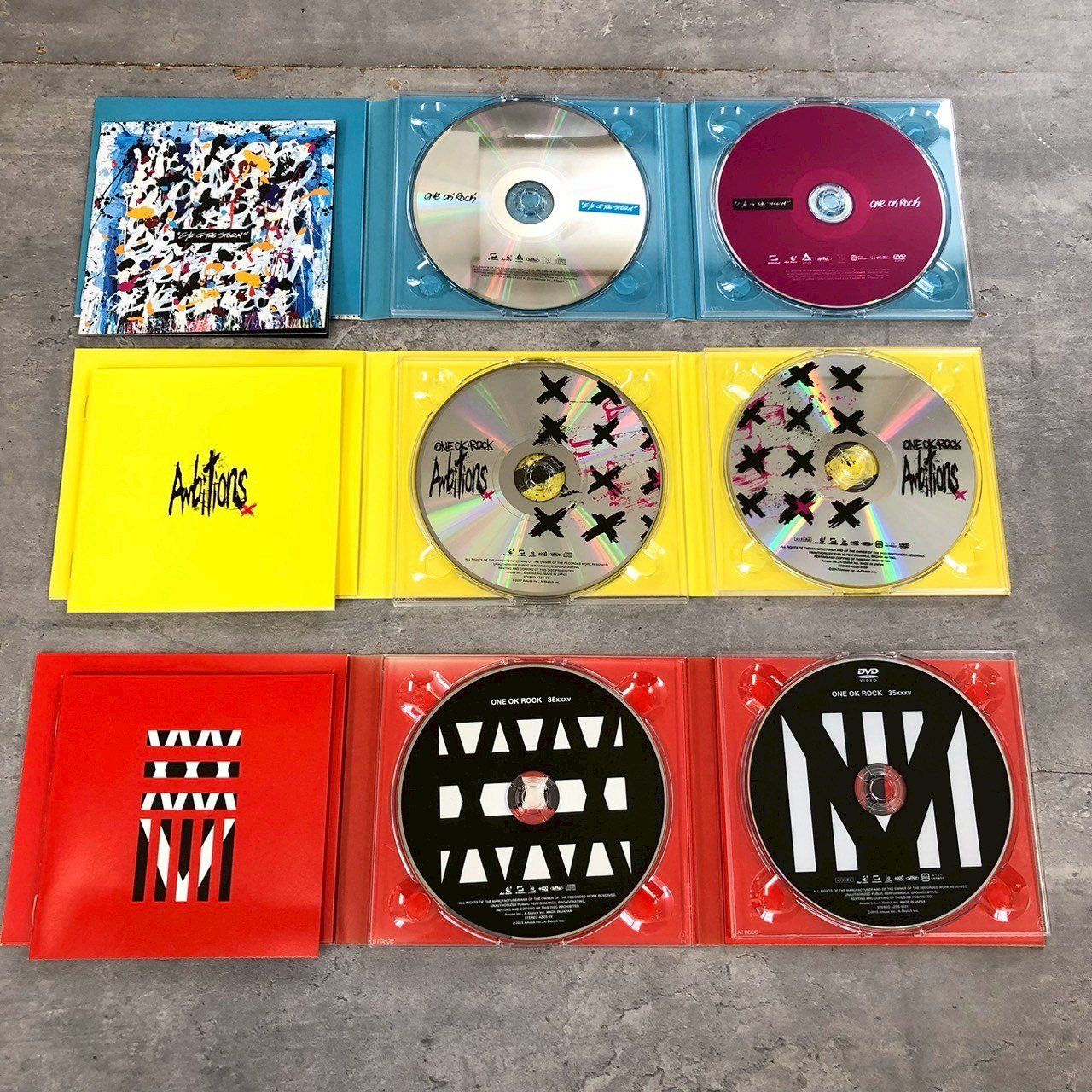 アルバムセット 3枚セット ONE OK ROCK Ambitions AMBITIONS