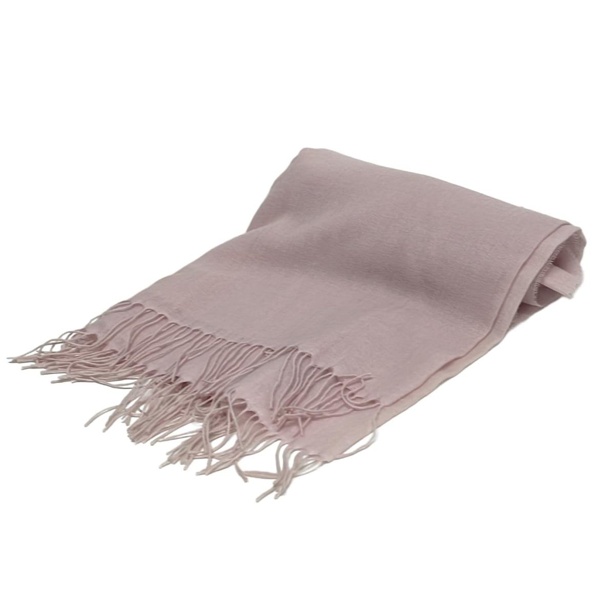 AGNONA(アニオナ) ストール(ショール)美品 - ライトピンク カシミヤ