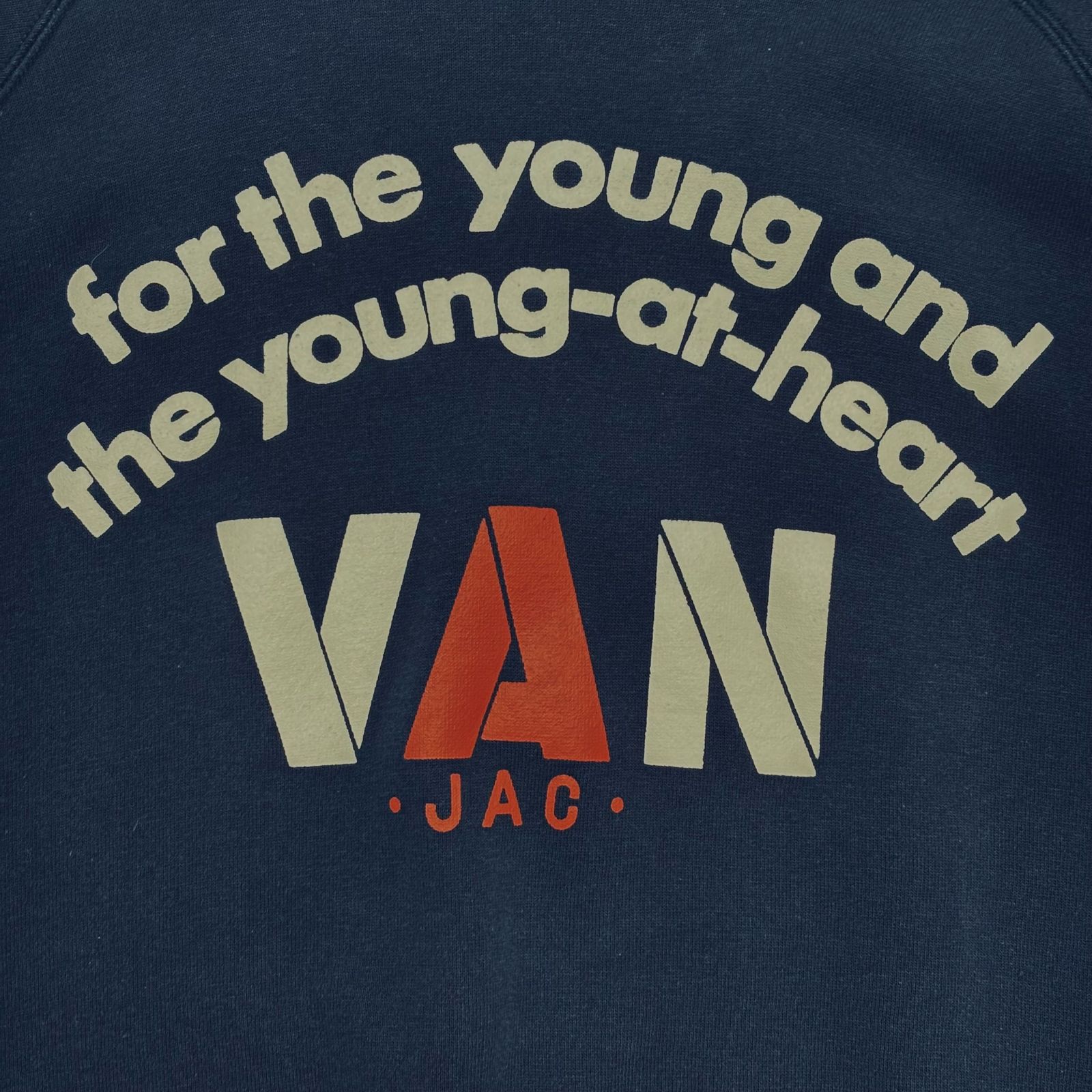 古着 ヴァンヂャケット VAN jacket スウェットシャツ トレーナー 背面