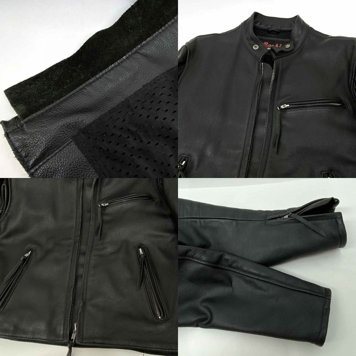 Rookie Leathers ルーキーレザー シングルライダースジャケット レザー