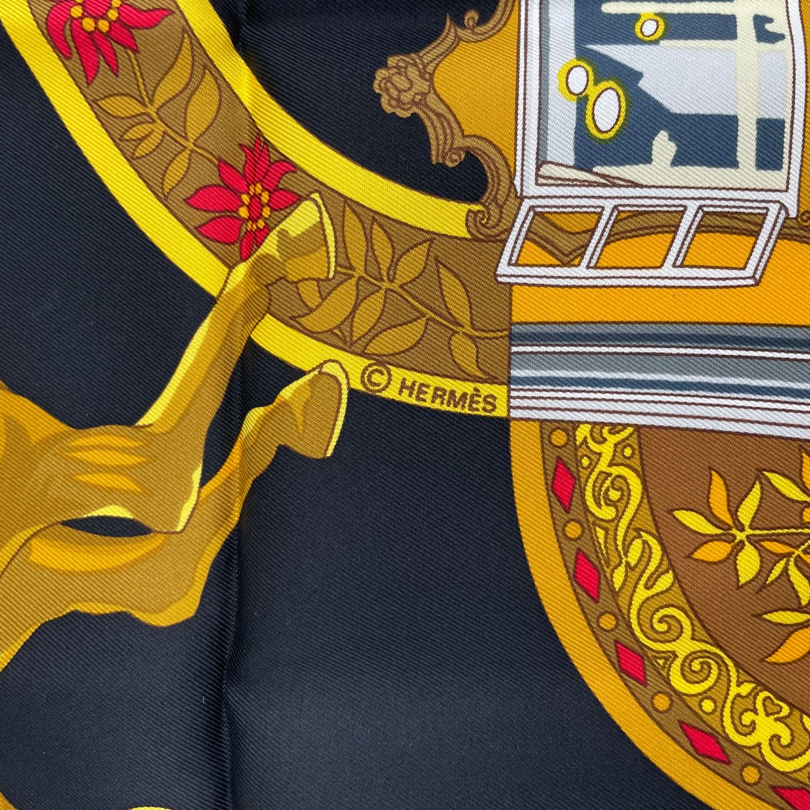 新品同様 HERMES エルメス カレ90 IN SALZBURG ザルツブルグにて 