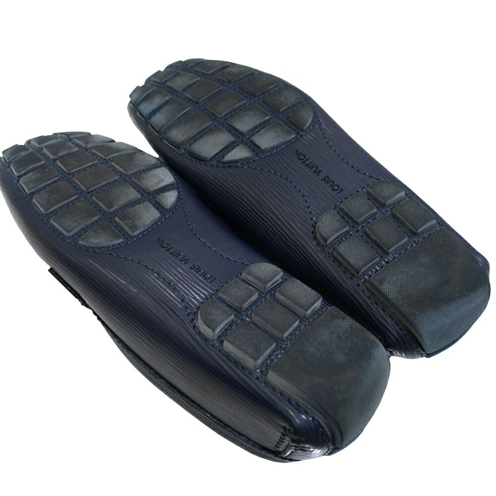 栄】ルイヴィトン モンテカルロライン ローファー ネイビー系 エピ