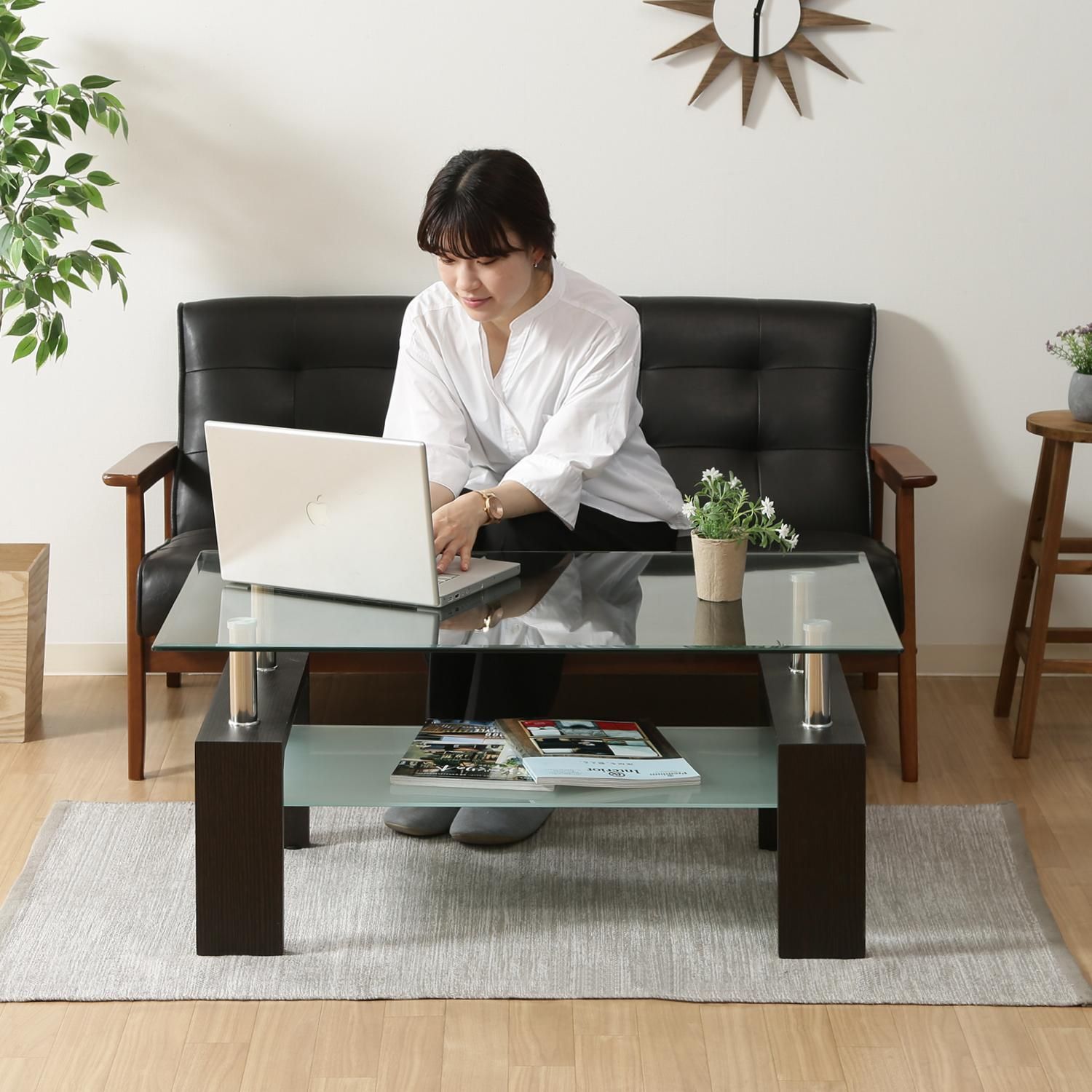 センターテーブル フォーカス ダークブラウン センターテーブル フォーカス ダークブラウン - メルカリ