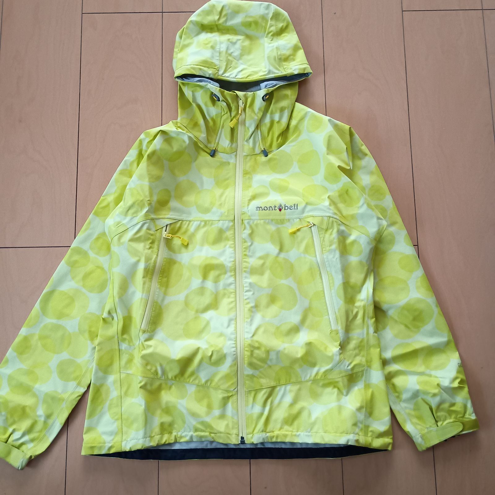 良品◇モンベル レインダンサープリントジャケット レインダンサー