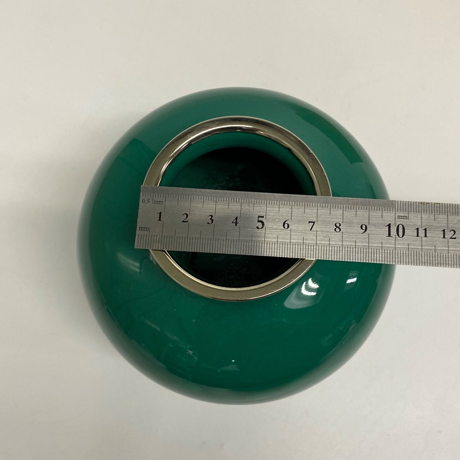 七宝焼 花瓶 壺 緑釉 大型 木箱付 記念品 定年祝い 飾り壺 伝統工芸