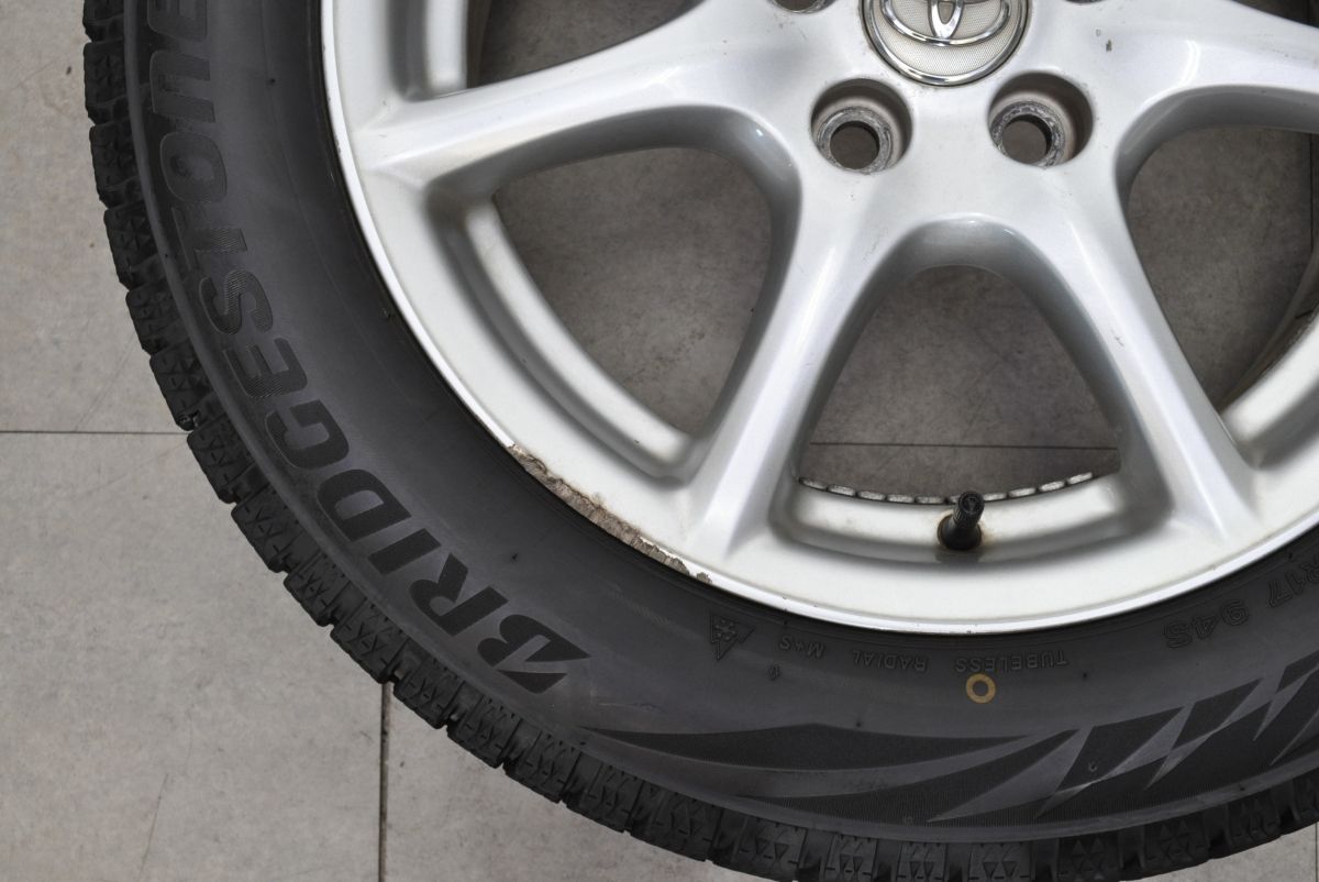 タイヤ使用僅か】トヨタ 50 エスティマ 純正 17in 7J +50 PCD114.3