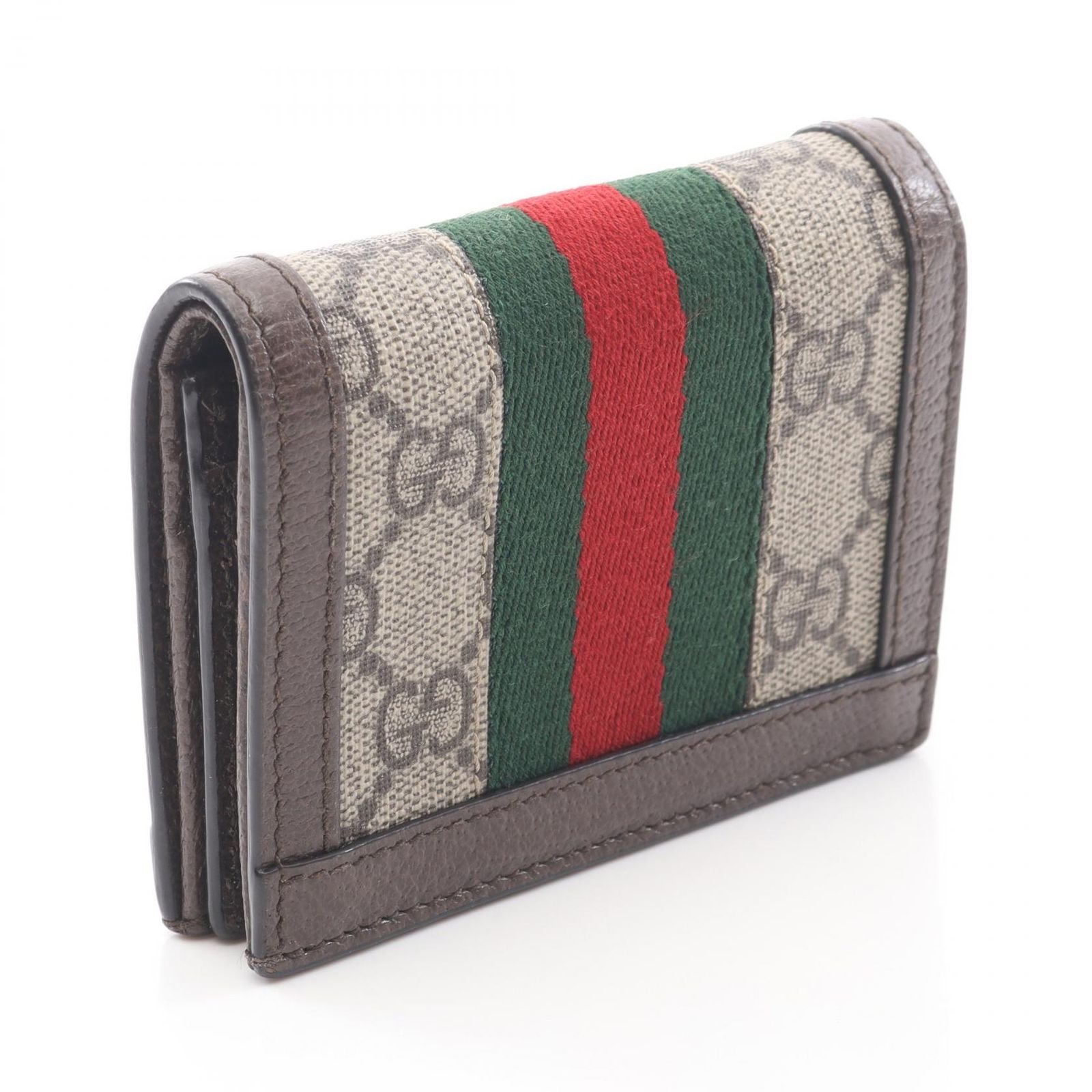 美品✨ GUCCI グッチ GGスプリーム 折り財布 オフィディア 二つ折り GUCCI（グッチ） GGスプリーム オフィディア 二つ折り財布 ネイビー