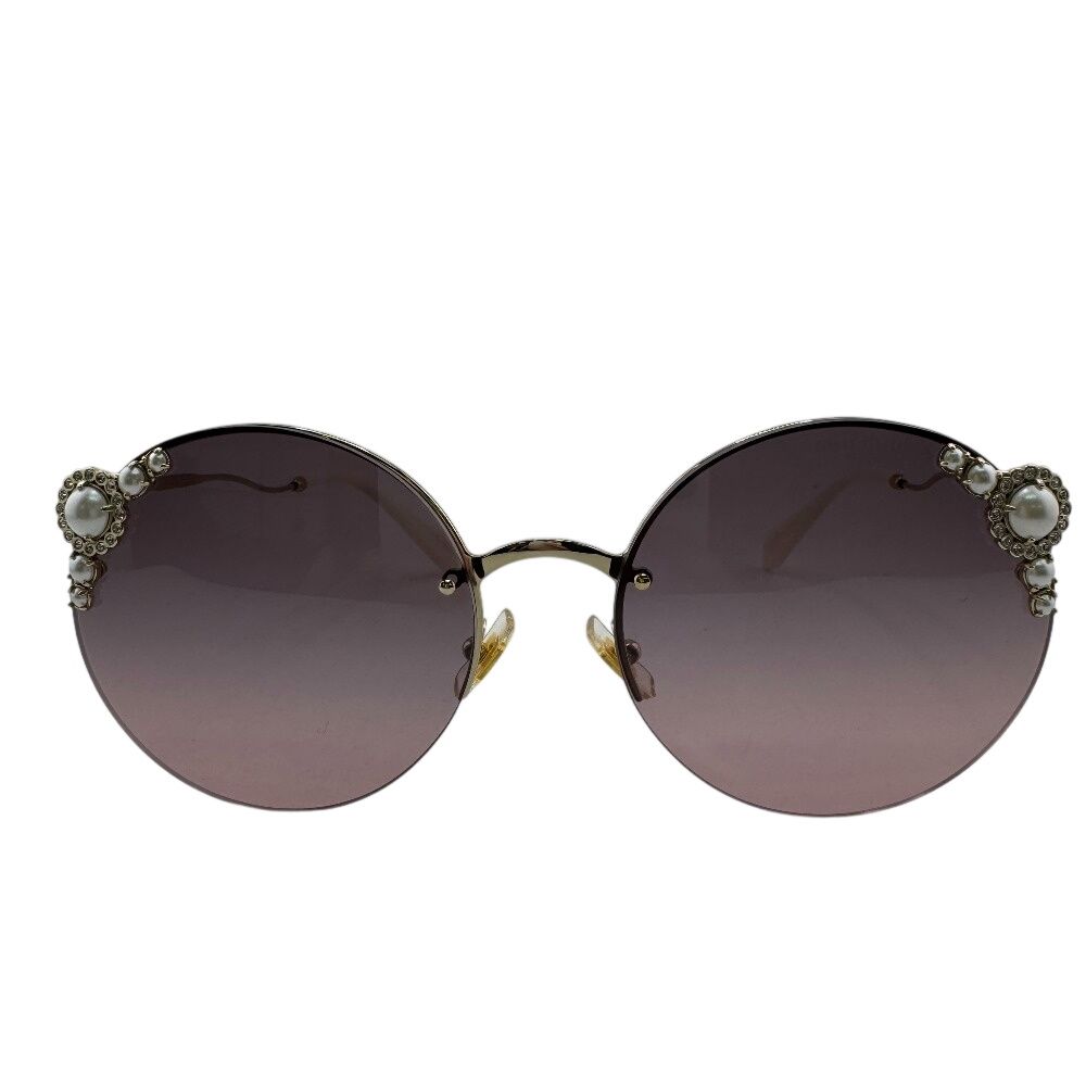 MIUMIU ミュウミュウ SMU52T マニエール サングラス ゴールド