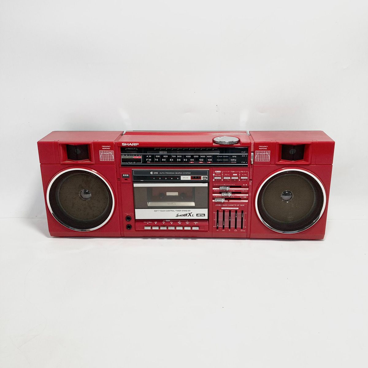 SHARP シャープ ラジオ付ステレオテープレコーダー GF-382R 昭和レトロ