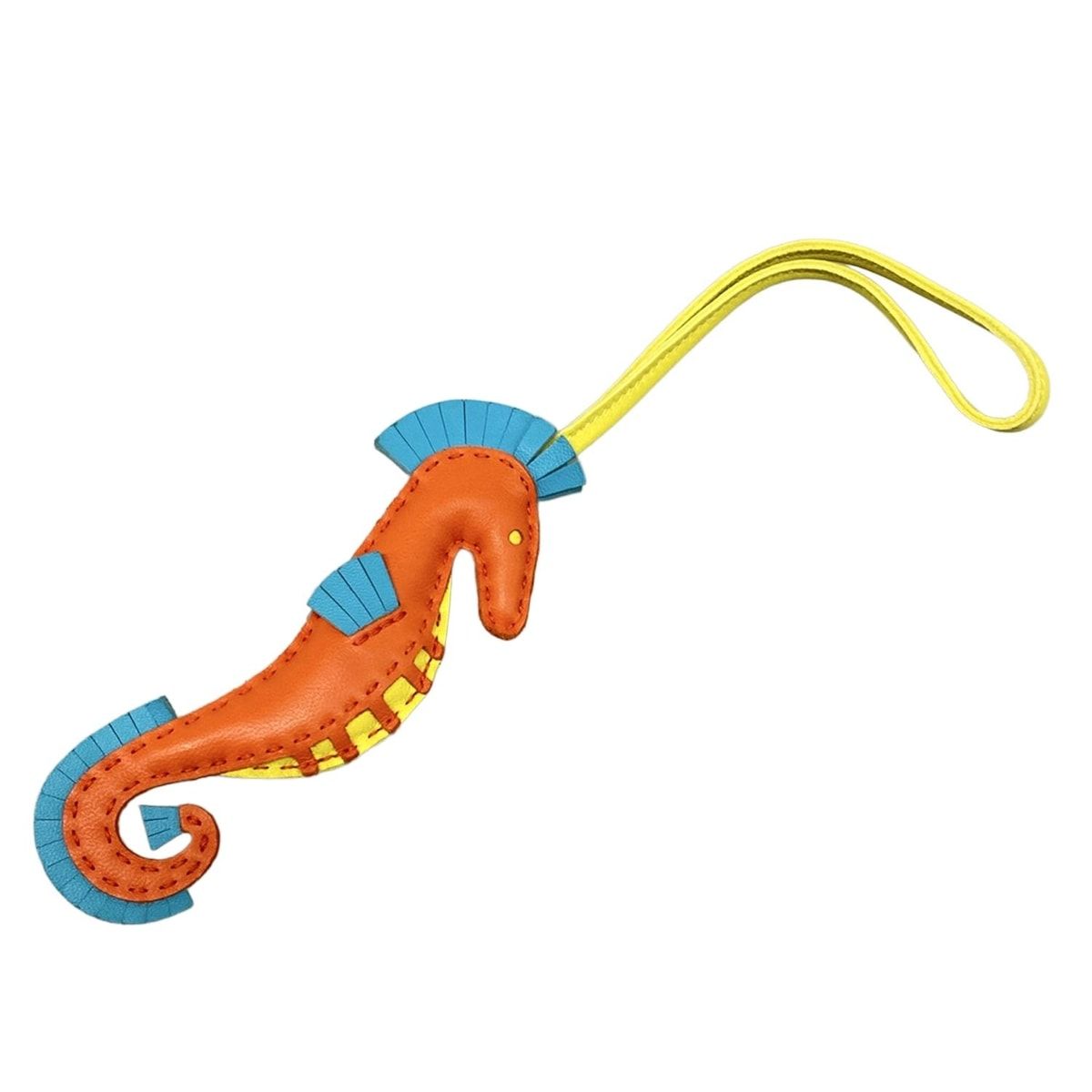 HERMES(エルメス) キーホルダー(チャーム)美品 イポ オレンジポピー