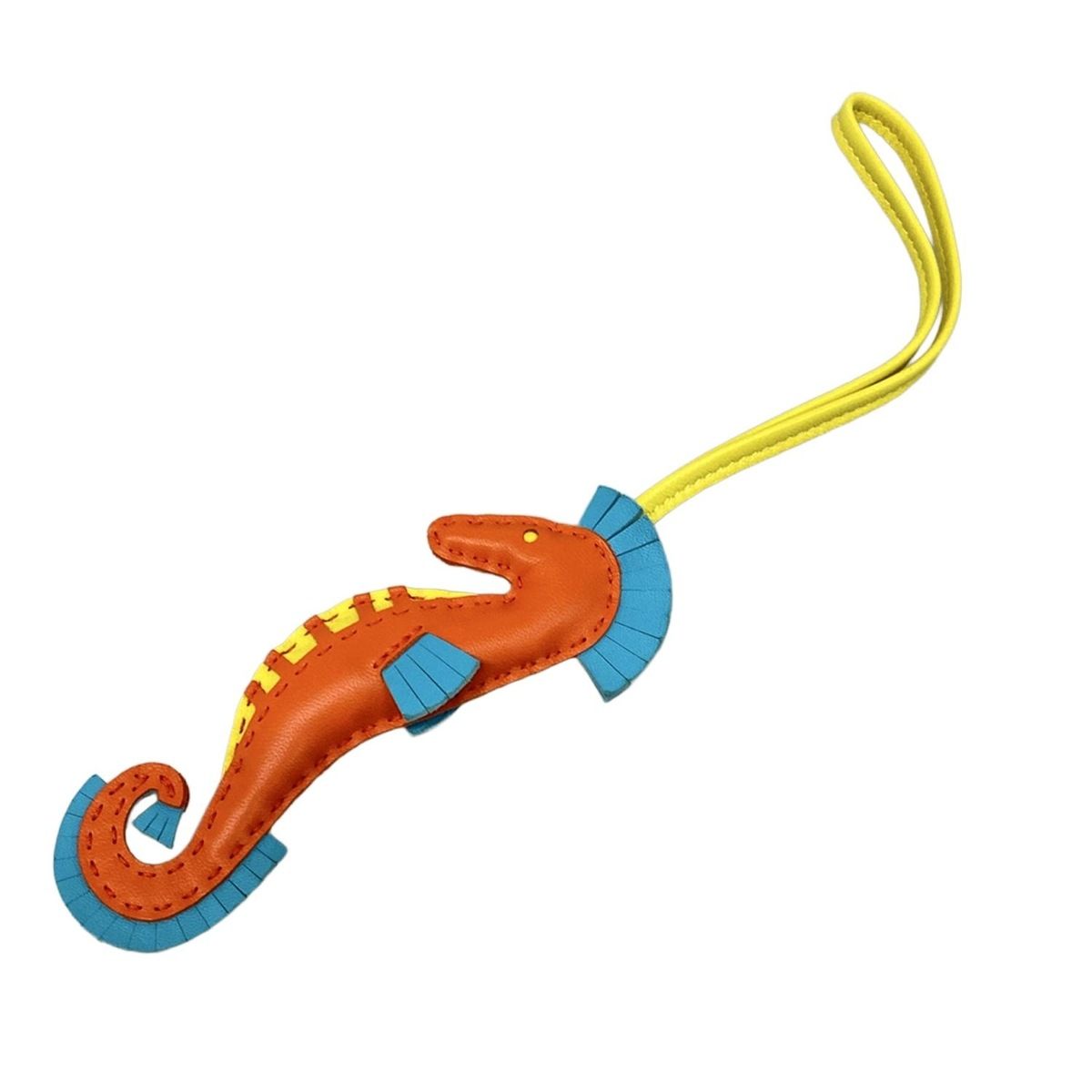 HERMES(エルメス) キーホルダー(チャーム)美品 イポ オレンジポピー