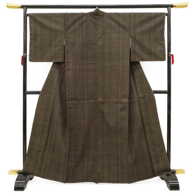新古品】 本場久米島紬 着物 未使用 正絹 訳あり 正絹 紬 沖縄県 