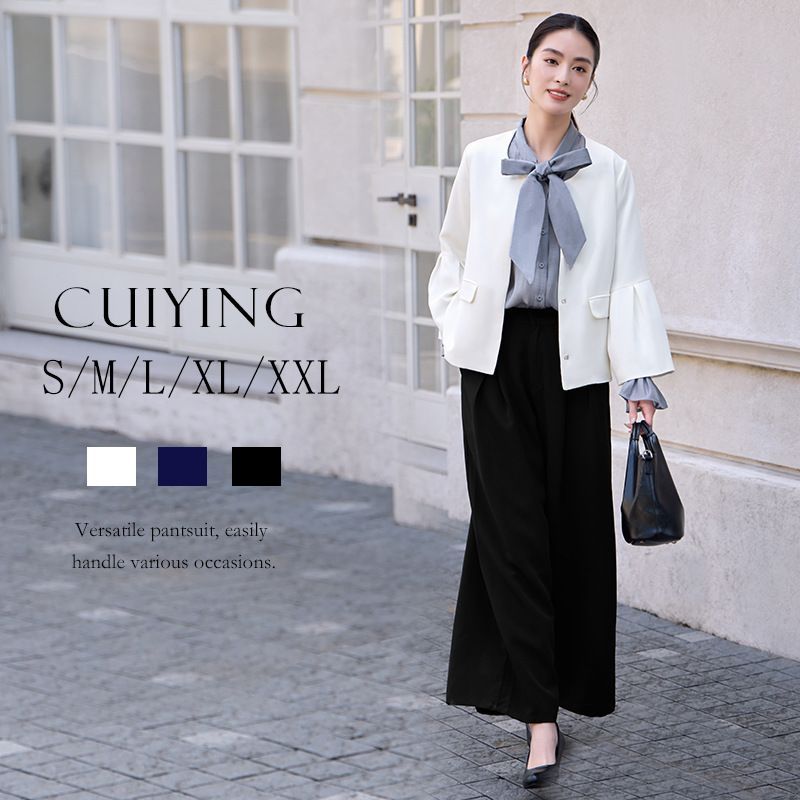 2026春新作】パンツスーツ 即購入OK レディース セットアップ 2点