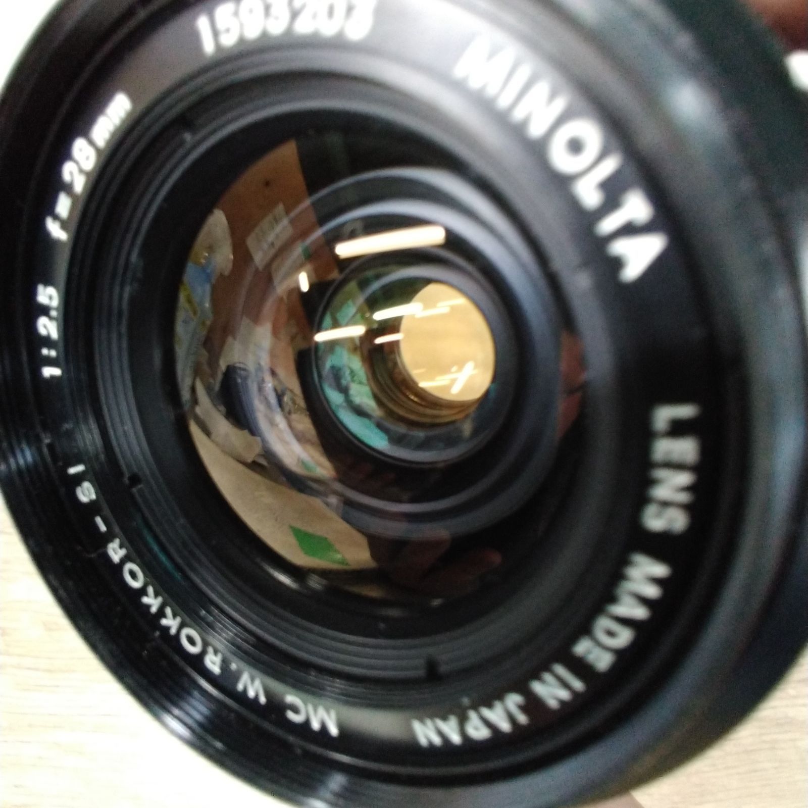 ミノルタ MC W.ROKKOR-SI 28mm F2.5 レンズ minolta カメラ 光学機器