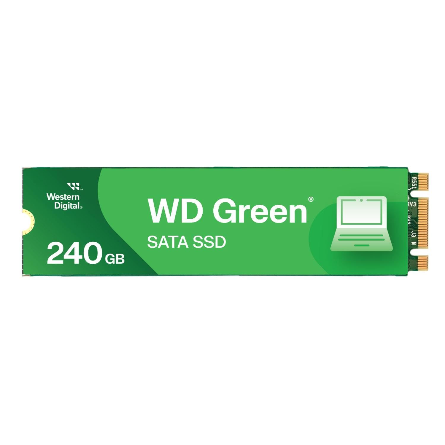 Western Digital 240GB WD Green SATA 内蔵ソリッドステートドライブ SSD - SATA III 6 Gb/秒 M.2 2280 最大545MB/秒 - WDS240G3G0B [240GB] [M.2 2280 SSD。]