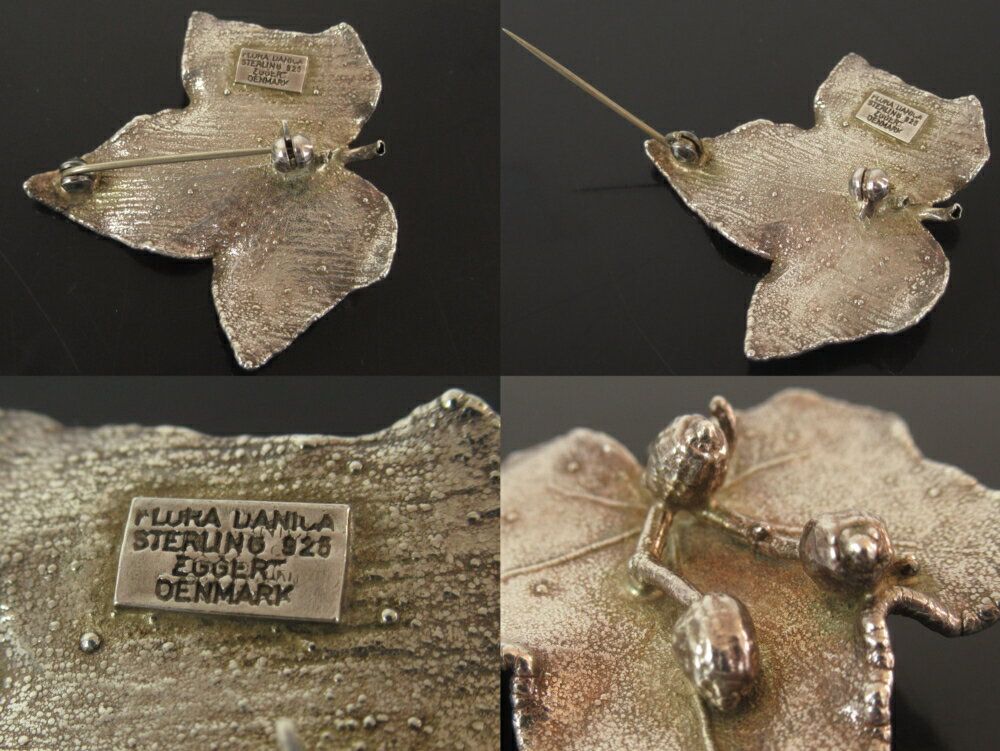 FLORA DANICA STERLING 925 EGGERT DENMARK フローラ・ダニカ