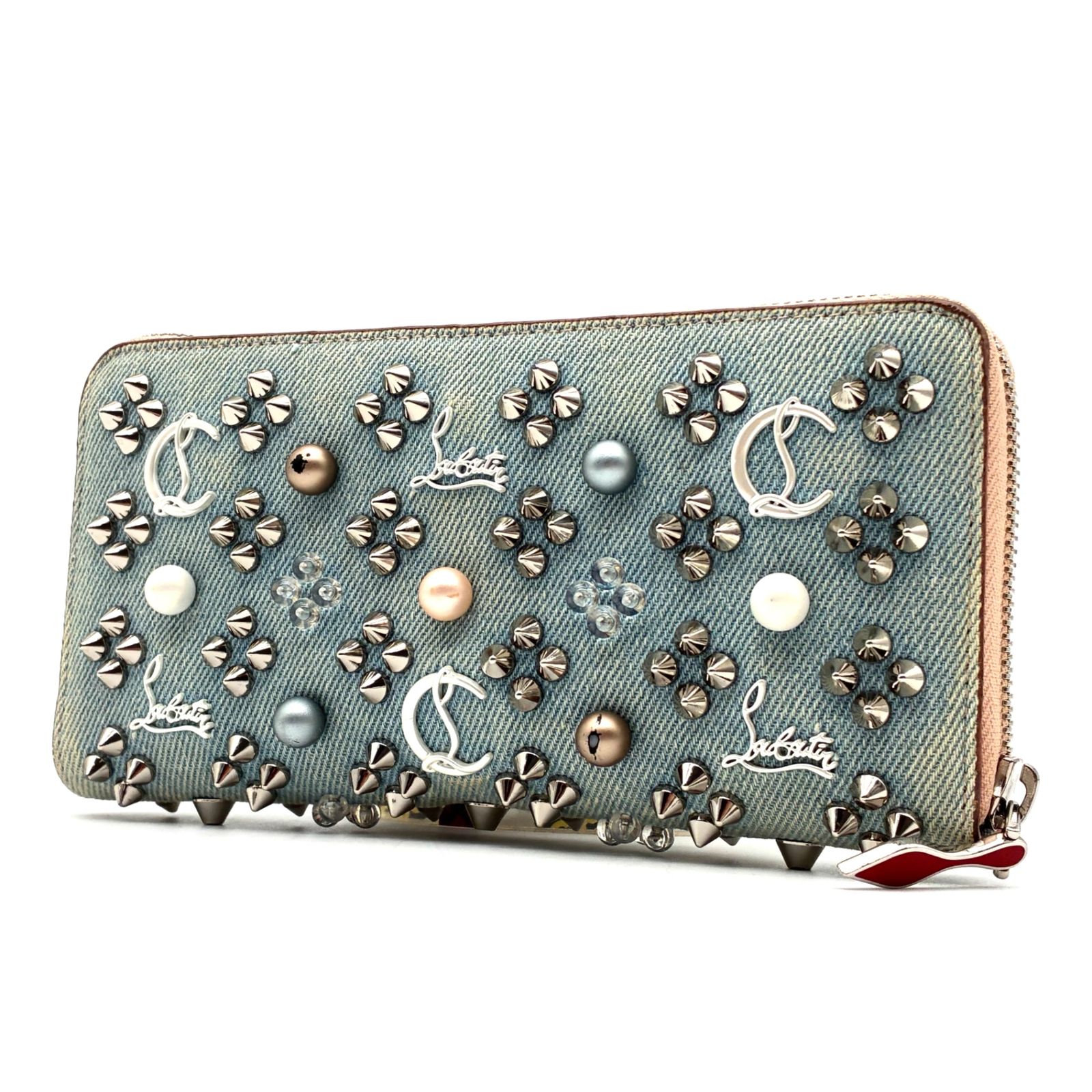 Christian Louboutin クリスチャンルブタン パネトーネ ラウンドジップ