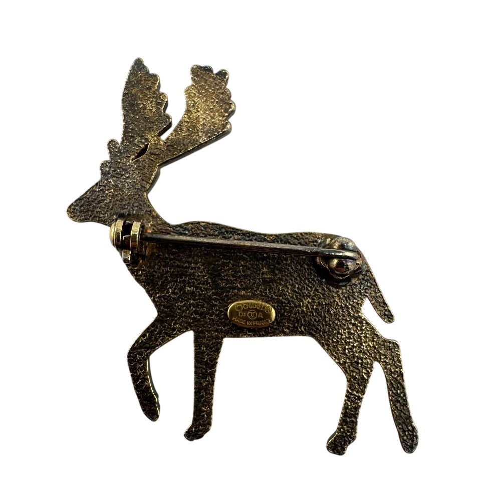 CHANEL シャネル ブローチ ゴールド ユニセックス - メルカリ